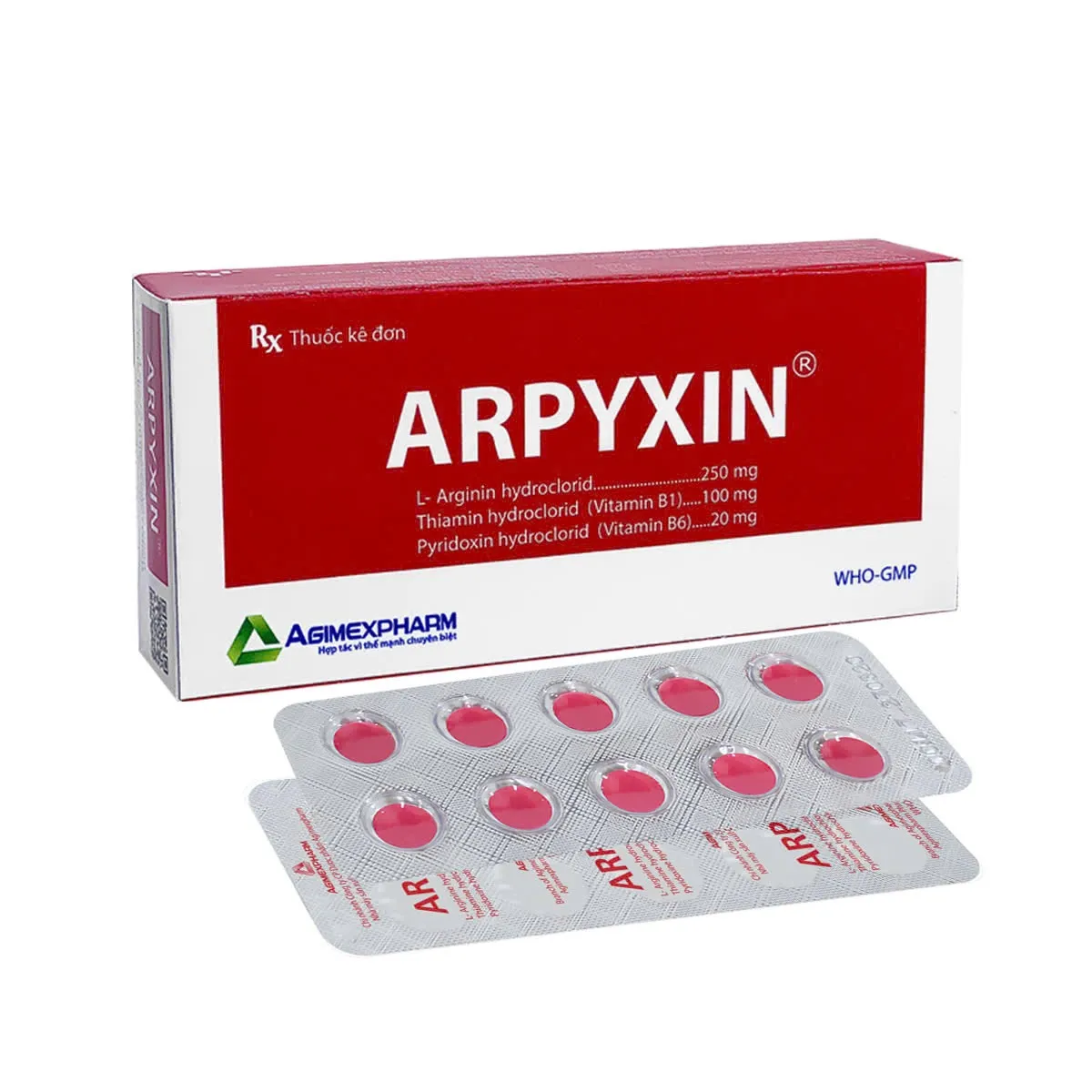 Arpyxin Agimex (H/30v) - Thuốc điều trị các nhiễm khuẩn do vi khuẩn nhạy cảm với ampicillin